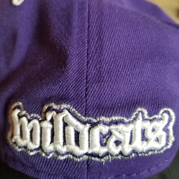 Kansas State Wildcats One Fit Purple Baseball Hat by Top of the World - Picture 6 of 10